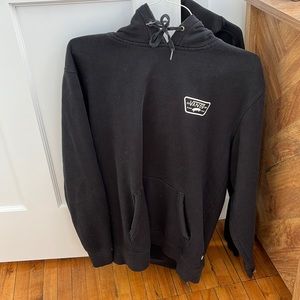 plain black vans hoodie